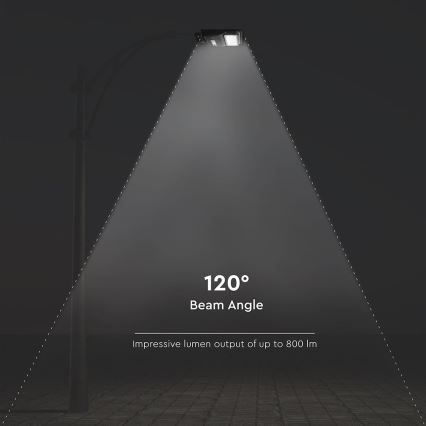LED Zatemnitvena solarna ulična svetilka s senzorjem gibanja in mraka LED/6W/3,2V 6000K IP65 5000 mAh črna + Daljinski upravljalnik