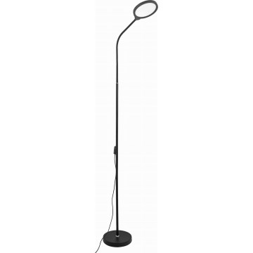 LED Zatemnitvena stoječa svetilka 2v1 LED/10W/230V 3000-4500-6500K črna