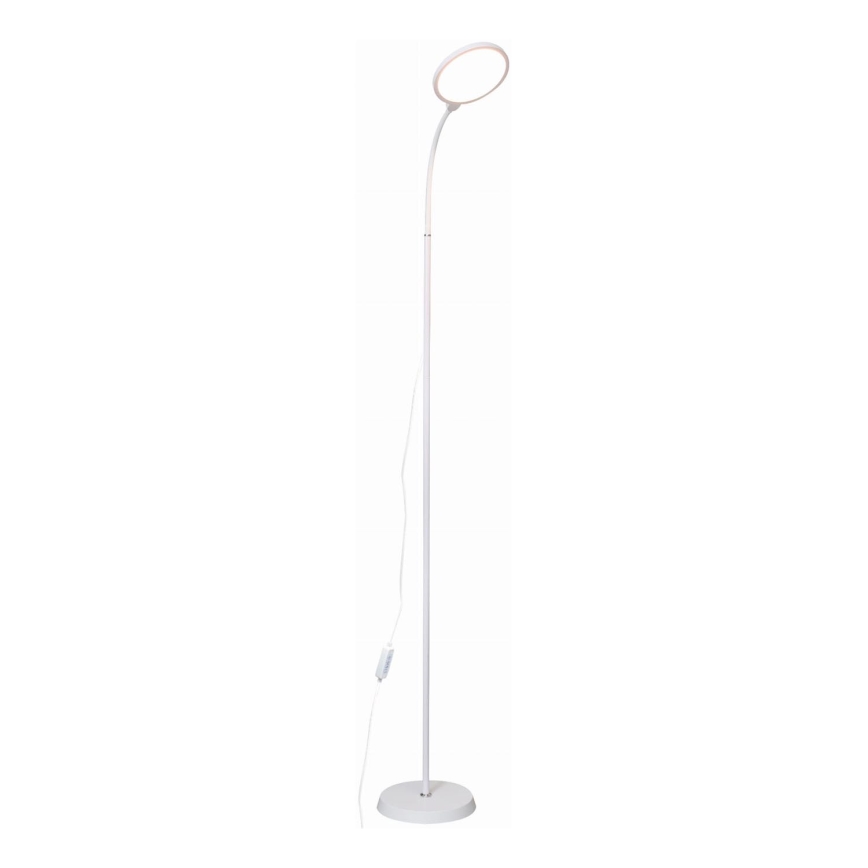 LED Zatemnitvena stoječa svetilka 2v1 LED/10W/230V bela