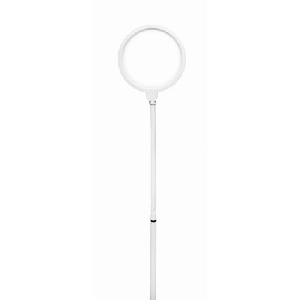 LED Zatemnitvena stoječa svetilka 2v1 LED/10W/230V bela