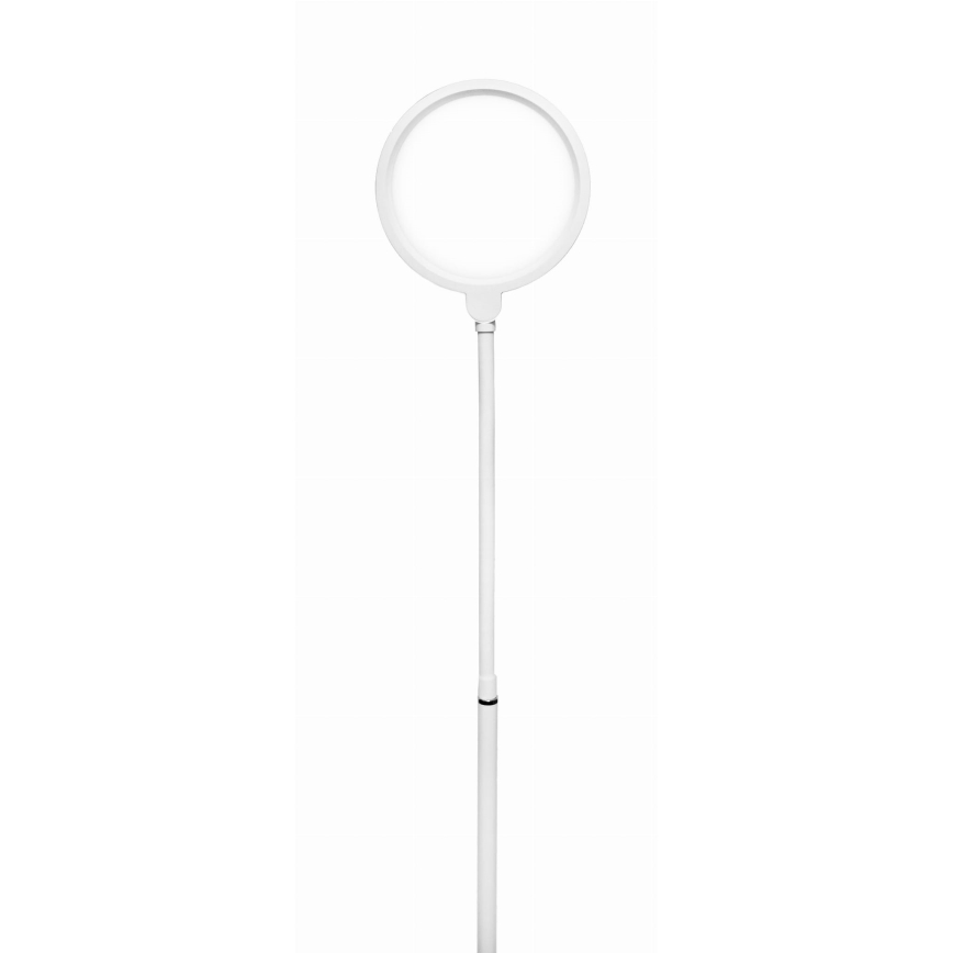 LED Zatemnitvena stoječa svetilka 2v1 LED/10W/230V bela