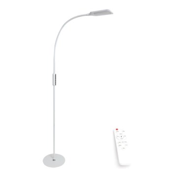 LED Zatemnitvena stoječa svetilka LED/9W/230V 3000-6500K bela + Daljinski upravljalnik