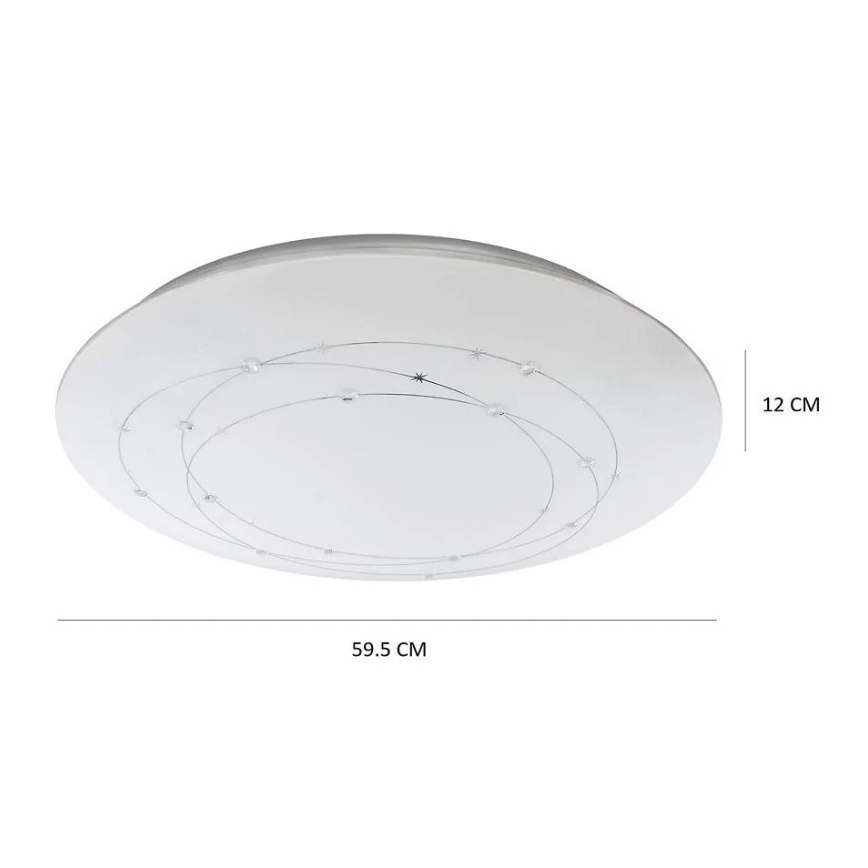 LED Zatemnitvena stropna svetilka ATRIA z daljinskim upravljanjem LED/48W/230V