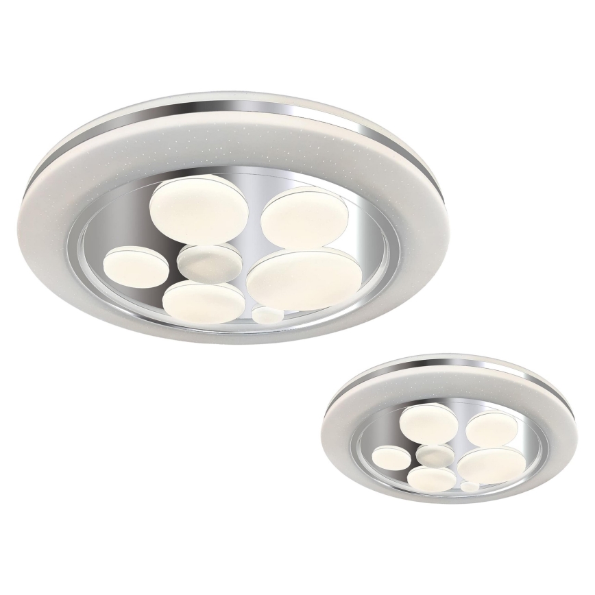 LED Zatemnitvena stropna svetilka BUBBLES LED/48W/230V + Daljinski upravljalnik