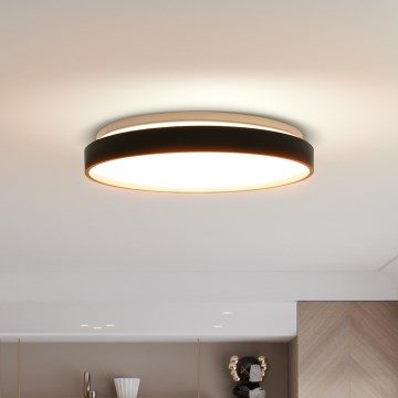 LED Zatemnitvena stropna svetilka CALA LED/48W/230V 3000-6500K črna/zlata + Daljinski upravljalnik