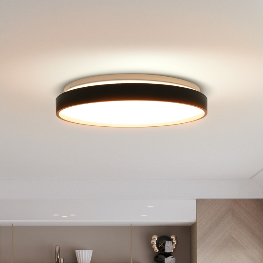 LED Zatemnitvena stropna svetilka CALA LED/48W/230V 3000-6500K črna/zlata + Daljinski upravljalnik