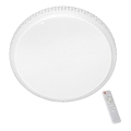 LED Zatemnitvena stropna svetilka CRUZ z daljinskim upravljalnikom 1xLED/66W/230V 3300lm