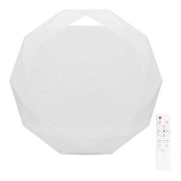 LED Zatemnitvena stropna svetilka DIAMANT LED/50W/230V + Daljinski upravljalnik