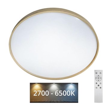 LED Zatemnitvena stropna svetilka DRINA LED/36W/230V 2700-6500K pr. 50 cm + Daljinski upravljalnik
