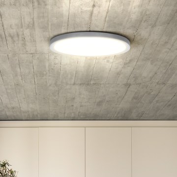 LED Zatemnitvena stropna svetilka ESTELA LED/36W/230V pr. 30 cm bela + Daljinski upravljalnik