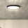 LED Zatemnitvena stropna svetilka ESTELA LED/36W/230V pr. 30 cm črna + Daljinski upravljalnik