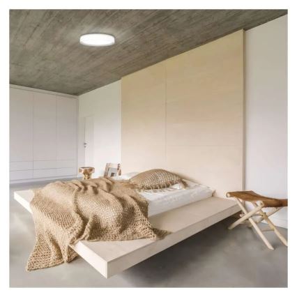 LED Zatemnitvena stropna svetilka GoSmart LED/45W/230V pr. 50 cm 2700-6500K Wi-Fi Tuya + Daljinski upravljalnik