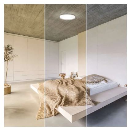 LED Zatemnitvena stropna svetilka GoSmart LED/45W/230V pr. 50 cm 2700-6500K Wi-Fi Tuya + Daljinski upravljalnik