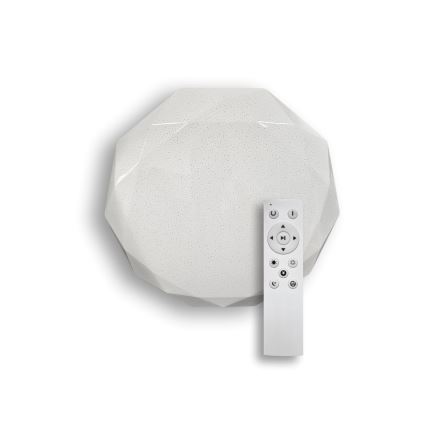 LED Zatemnitvena stropna svetilka INDUS LED/60W/230V 2700-6500K pr. 58 cm + Daljinski upravljalnik