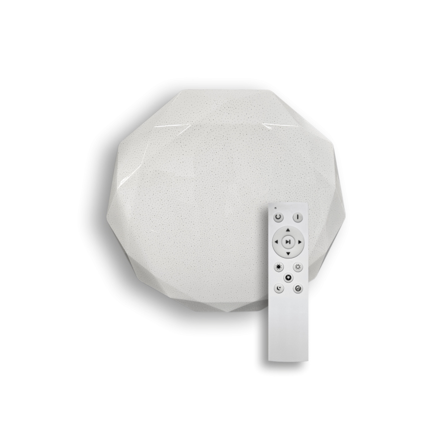 LED Zatemnitvena stropna svetilka INDUS LED/60W/230V 2700-6500K pr. 58 cm + Daljinski upravljalnik