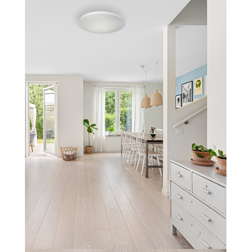LED Zatemnitvena stropna svetilka IPOLY LED/60W/230V 2700-6500K pr. 58 cm + Daljinski upravljalnik