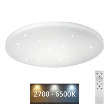 LED Zatemnitvena stropna svetilka IPOLY LED/60W/230V 2700-6500K pr. 58 cm + Daljinski upravljalnik