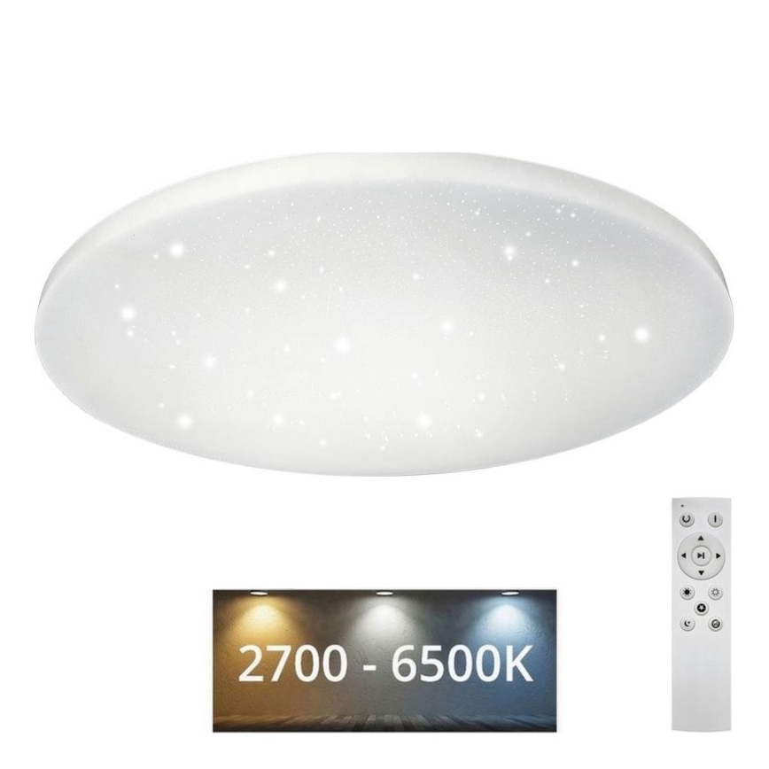 LED Zatemnitvena stropna svetilka IPOLY LED/60W/230V 2700-6500K pr. 58 cm + Daljinski upravljalnik