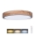 LED Zatemnitvena stropna svetilka IRON OAK LED/60W/230V 3000-6500K hrast pr. 51 cm + Daljinski upravljalnik