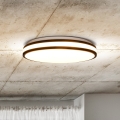 LED Zatemnitvena stropna svetilka LASKOS LED/48W/230V 3000-6500K črna + Daljinski upravljalnik