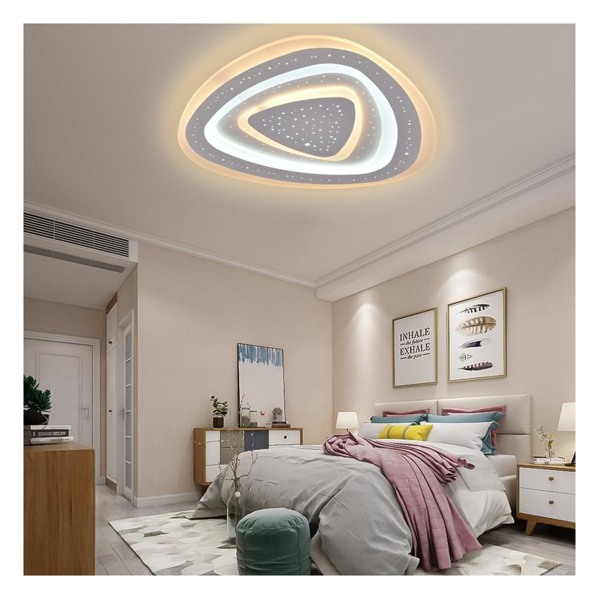 LED Zatemnitvena stropna svetilka LED/105W/230V 3000-6500K + Daljinski upravljalnik