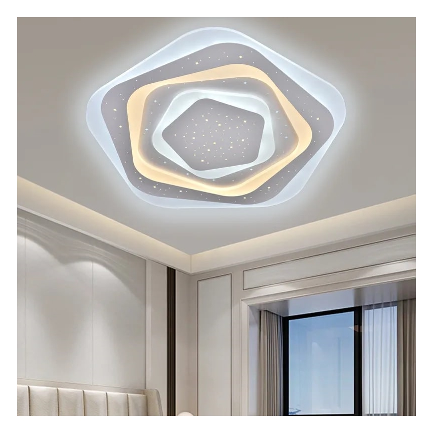 LED Zatemnitvena stropna svetilka LED/105W/230V 3000-6500K + Daljinski upravljalnik