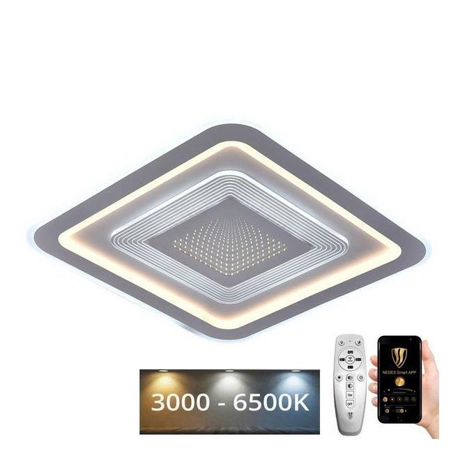 LED Zatemnitvena stropna svetilka LED/105W/230V 3000-6500K + Daljinski upravljalnik