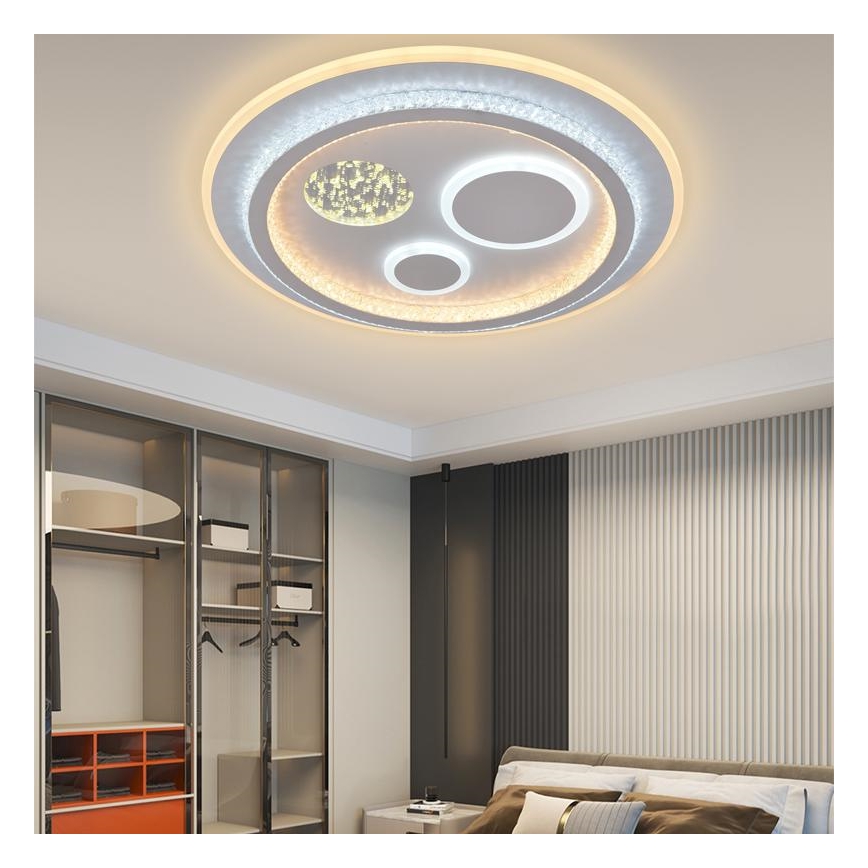 LED Zatemnitvena stropna svetilka LED/110W/230V 3000-6500K + Daljinski upravljalnik