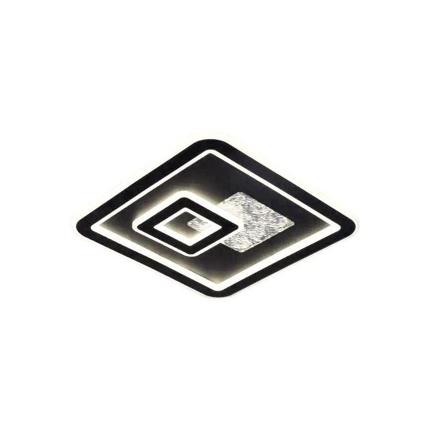LED Zatemnitvena stropna svetilka LED/110W/230V 3000-6500K črna + Daljinski upravljalnik
