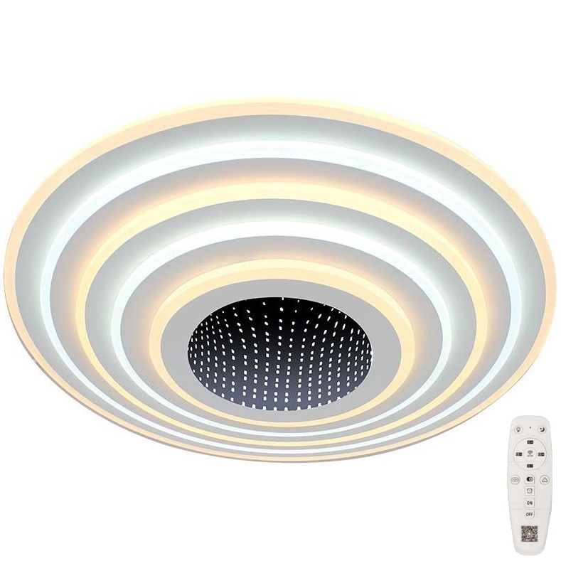 LED Zatemnitvena stropna svetilka LED/125W/230V 3000-6500K + Daljinski upravljalnik