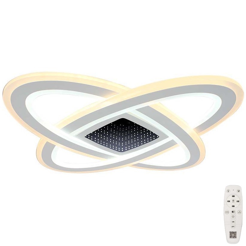 LED Zatemnitvena stropna svetilka LED/130W/230V 3000-6500K + Daljinski upravljalnik