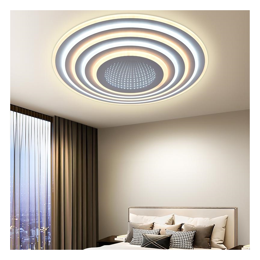 LED Zatemnitvena stropna svetilka LED/140W/230V 3000-6500K + Daljinski upravljalnik