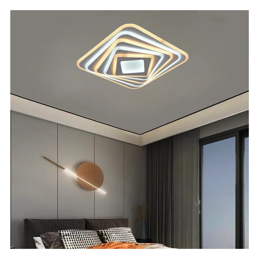 LED Zatemnitvena stropna svetilka LED/150W/230V 3000-6500K + Daljinski upravljalnik