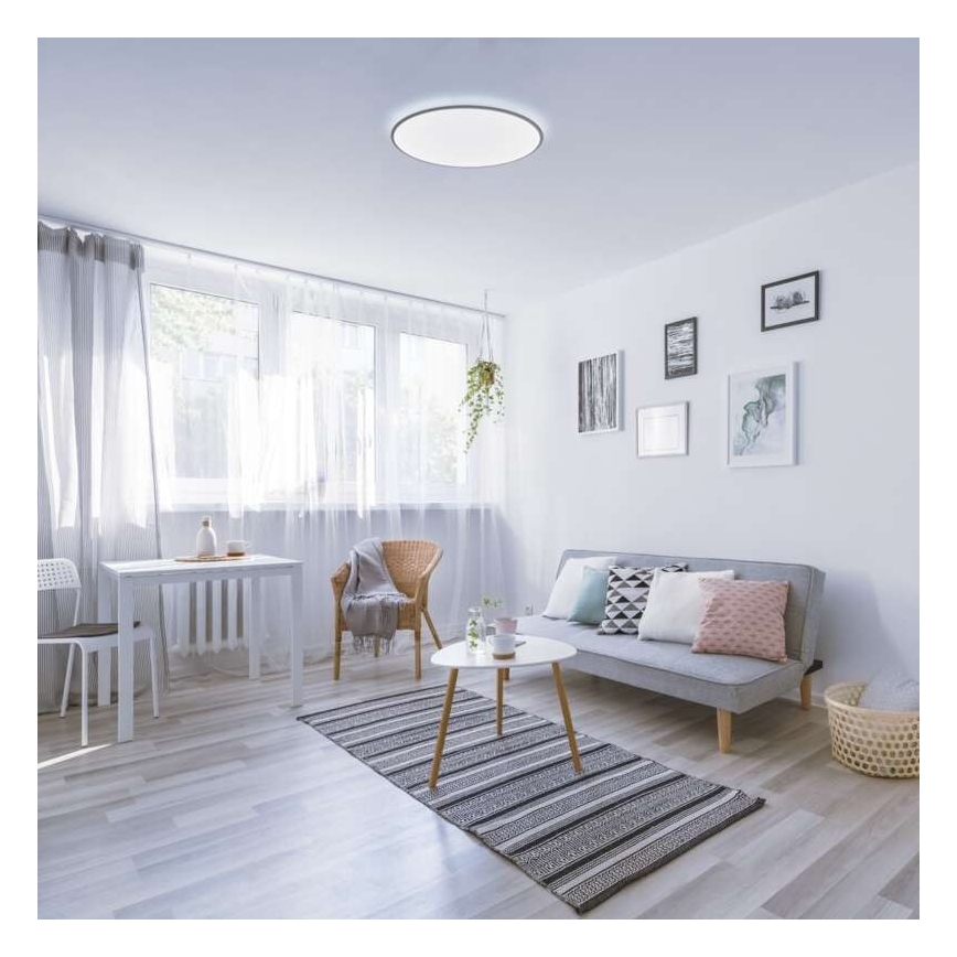 LED Zatemnitvena stropna svetilka LED/24W/230V okrogla + Daljinski upravljalnik 2700K-6500K