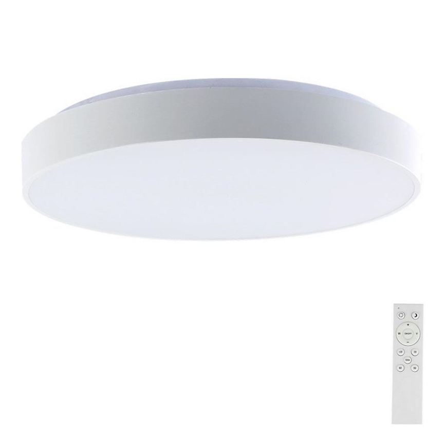 LED Zatemnitvena stropna svetilka LED/40W/230V 3000-6500K 39,5 cm bela + Daljinski upravljalnik