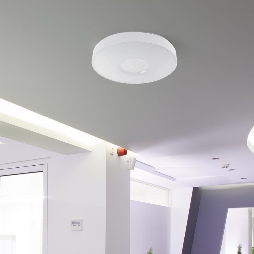LED Zatemnitvena stropna svetilka LED/40W/230V 3000-6500K 39 cm bela + Daljinski upravljalnik