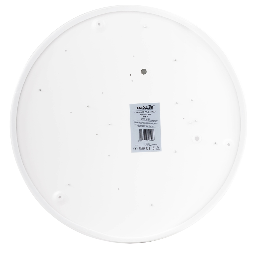 LED Zatemnitvena stropna svetilka LED/40W/230V 3000-6500K pr. 40 cm bela + Daljinski upravljalnik