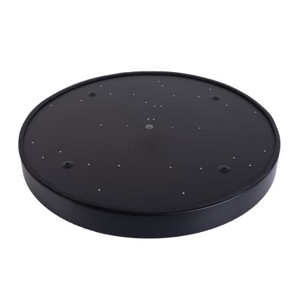 LED Zatemnitvena stropna svetilka LED/40W/230V 3000-6500K pr. 40 cm črna + Daljinski upravljalnik
