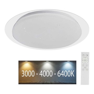 LED Zatemnitvena stropna svetilka LED/40W/230V 3000K/4000K/6500K + Daljinski upravljalnik