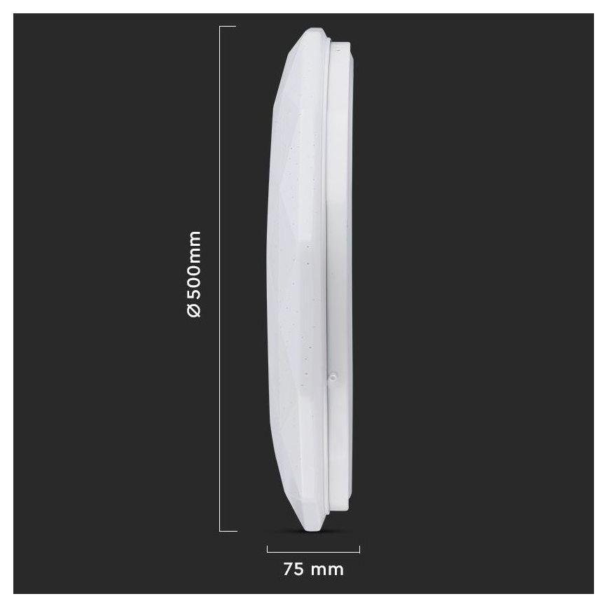 LED Zatemnitvena stropna svetilka LED/40W/230V 3000K/4000K/6500K + Daljinski upravljalnik