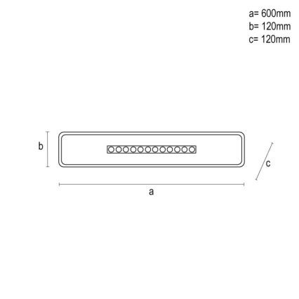 LED Zatemnitvena stropna svetilka LED/42W/230V 3000-6500K bela + Daljinski upravljalnik
