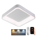 LED Zatemnitvena stropna svetilka LED/45W/230V 3000-6500K bela + Daljinski upravljalnik