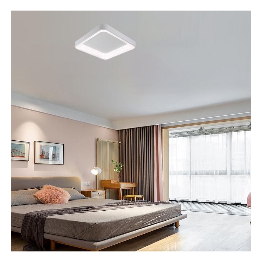 LED Zatemnitvena stropna svetilka LED/45W/230V 3000-6500K bela + Daljinski upravljalnik