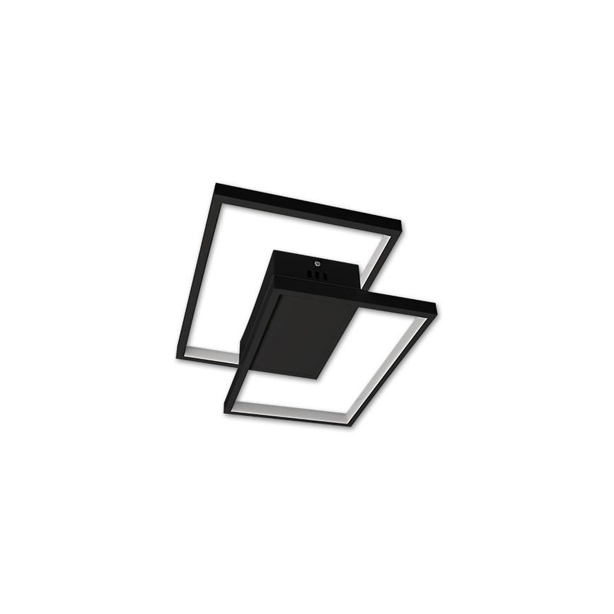 LED Zatemnitvena stropna svetilka LED/45W/230V 3000-6500K črna + Daljinski upravljalnik
