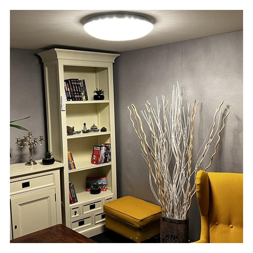 LED Zatemnitvena stropna svetilka LED/48W/230V 2700-6500K Wi-Fi Tuya + Daljinski upravljalnik