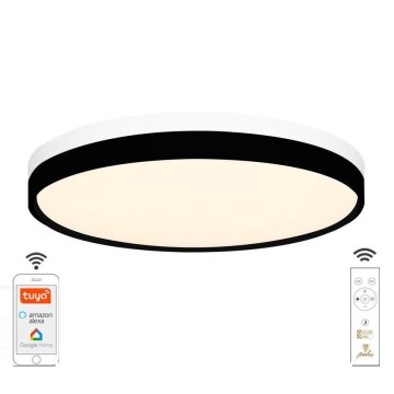 LED Zatemnitvena stropna svetilka LED/48W/230V 2700-6500K Wi-Fi Tuya + Daljinski upravljalnik