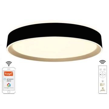 LED Zatemnitvena stropna svetilka LED/48W/230V 2700-6500K Wi-Fi Tuya + Daljinski upravljalnik