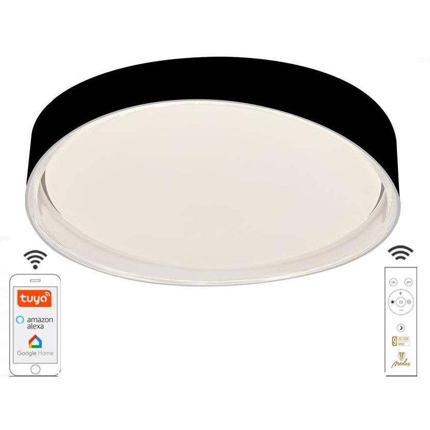 LED Zatemnitvena stropna svetilka LED/48W/230V 2700-6500K Wi-Fi Tuya + Daljinski upravljalnik