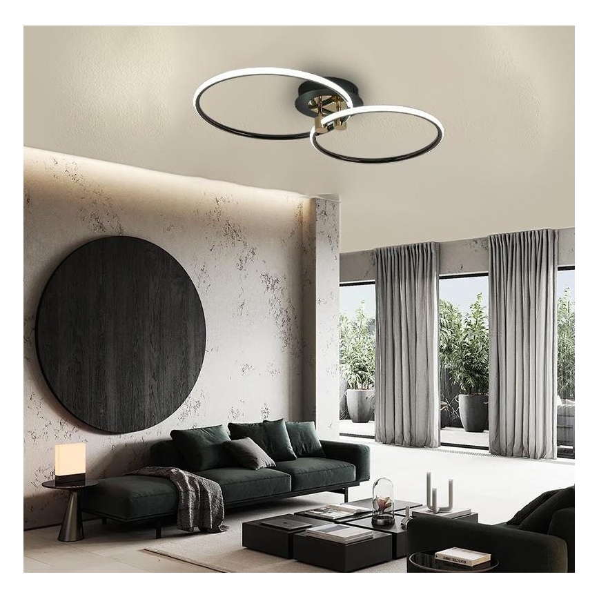 LED Zatemnitvena stropna svetilka LED/48W/230V 3000-6500K + Daljinski upravljalnik