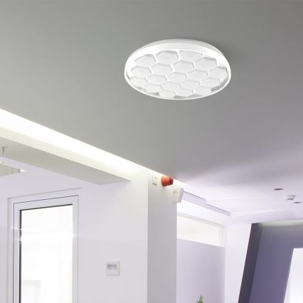 LED Zatemnitvena stropna svetilka LED/60W/230V 3000/4000/6500K pr. 49 cm + Daljinski upravljalnik